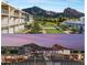 Day and night views combine for upscale condos, golf course, dramatic mountains and a clean modern design at 5455 E Lincoln Dr # 1004, Paradise Valley, AZ 85253