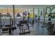 A modern gym features state-of-the-art equipment and scenic views, providing a motivating workout environment at 5455 E Lincoln Dr # 1004, Paradise Valley, AZ 85253