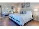 Serene bedroom features a comfortable bed, mirrored closet, and a calming color palette for relaxation at 15252 N 100Th St # 2157, Scottsdale, AZ 85260