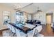 Open-concept living area with a dining table and modern decor, creating a bright and inviting atmosphere at 15252 N 100Th St # 2157, Scottsdale, AZ 85260