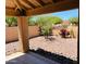 Private backyard oasis with desert landscaping, providing a serene and low-maintenance outdoor space at 17349 E Quail Ridge Dr, Fountain Hills, AZ 85268
