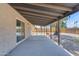 Large covered patio great for entertaining and enjoying the outdoors at 2215 W Highland Ave, Phoenix, AZ 85015