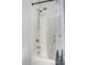 A bright bathroom featuring a shower/tub combo with a mountain scene shower curtain at 2330 E Stephens Pl, Chandler, AZ 85225