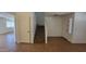 Inviting entryway featuring tile floors and staircase at 2847 S 161St Dr, Goodyear, AZ 85338