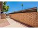 A clean backyard and a gate at 31 W Loma Vista Dr # 102, Tempe, AZ 85282
