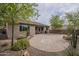 Backyard featuring desert landscaping, a stone patio, and an open view of the home at 3721 W Aracely Dr, New River, AZ 85087