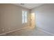 Vacant bedroom showing neutral walls, carpet, and shuttered window at 3721 W Aracely Dr, New River, AZ 85087