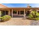 Covered patio area perfect for outdoor entertaining and relaxing, with desert landscaping at 3740 W Kent Dr, Chandler, AZ 85226