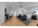 Large bedroom features a ceiling fan, natural light, and a work area at 4018 E Coolidge St, Phoenix, AZ 85018