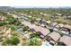 Expansive residential neighborhood with well-maintained homes, lush landscaping, and community pools in the desert at 4426 E Coyote Wash Dr, Cave Creek, AZ 85331