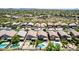 Well-planned residential community featuring neatly arranged homes, manicured lawns, and common recreational areas at 4426 E Coyote Wash Dr, Cave Creek, AZ 85331