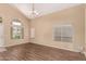 Open-concept living area featuring vaulted ceilings and large windows at 4426 E Coyote Wash Dr, Cave Creek, AZ 85331