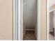 A closet is shown with access to storage space underneath the stairs and ceramic tiling at 4426 E Coyote Wash Dr, Cave Creek, AZ 85331