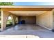 Spacious carport with brick accents and ample parking at 518 N Cheri Lynn Dr, Chandler, AZ 85225
