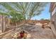 Picturesque backyard featuring gravel, a patio with outdoor furniture and a BBQ at 8687 W Bajada Rd, Peoria, AZ 85383