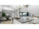 Bright kitchen with modern countertops, stainless steel appliances, and light fixtures at 10043 S 23Rd Dr, Phoenix, AZ 85041