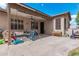 Covered patio, perfect for outdoor entertaining, in backyard at 1161 N Cole Dr, Gilbert, AZ 85234