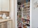 The pantry features lots of shelving with plenty of room for storage at 1670 E Whitten St, Chandler, AZ 85225