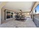 Covered patio area with comfortable seating at 1670 E Whitten St, Chandler, AZ 85225