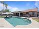 Inviting backyard pool with lush landscaping at 1670 E Whitten St, Chandler, AZ 85225