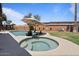Stunning pool and spa combo with a relaxing lounge area, perfect for outdoor enjoyment at 1670 E Whitten St, Chandler, AZ 85225