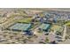 Enjoy the tennis and bocce ball courts at this beautiful community with stunning views at 17219 W La Luz Rd, Surprise, AZ 85387