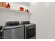Laundry room with modern washer and dryer at 1725 E Chanute Pass --, Phoenix, AZ 85040