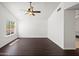 Bedroom with hardwood floors, neutral paint and natural light at 18031 N 12Th Pl, Phoenix, AZ 85022