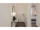Inviting entryway with stylish console table, decor, and views of the bedroom at 1951 W Plum Rd, Phoenix, AZ 85085