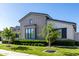 Beautiful home featuring a well-manicured lawn and landscape, complemented by a modern exterior design at 3684 E Boot Track Trl, Gilbert, AZ 85296