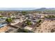 Overhead view of the entire property, highlighting the home, and outdoor spaces at 3911 N 197Th Ave, Buckeye, AZ 85396