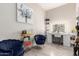 Vanity featuring a lighted mirror and storage at 3911 N 197Th Ave, Buckeye, AZ 85396