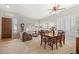Open-concept living and dining area with lots of natural light and neutral tones at 4462 E Dale Ln, Cave Creek, AZ 85331