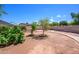 Large backyard with desert landscaping and privacy fence at 4626 W Altadena Ave, Glendale, AZ 85304