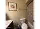 Standard bathroom featuring shower and tub, with a standard toilet and sink at 4626 W Altadena Ave, Glendale, AZ 85304