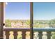 Scenic balcony view showcases mountains, trees, and neighborhood, offering a serene outdoor experience at 7970 E Camelback Rd # 604, Scottsdale, AZ 85251