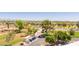 Overhead view showing the community, nearby roadway, landscaping, and parking for residents and guests at 7970 E Camelback Rd # 604, Scottsdale, AZ 85251