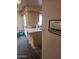 Bright kitchen features light cabinetry and countertop space and is ready for your personal design at 1128 E Malibu E Dr, Tempe, AZ 85282