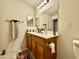 Well-lit bathroom featuring a double sink vanity and neutral decor at 1758 E San Xavier Dr, Casa Grande, AZ 85122
