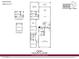Floor plan of the Newport model at North Copper Canyon with four bedrooms, flex space, and a three-car garage at 18161 W Cielo Grande Ave, Surprise, AZ 85387