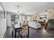 Open floor plan showcasing the dining area and living room with ample natural light at 3030 N Hayden Rd # 28, Scottsdale, AZ 85251