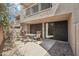 Charming patio with seating area, offering a private outdoor space for relaxation and dining at 3030 N Hayden Rd # 28, Scottsdale, AZ 85251