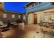 Serene back patio with outdoor seating, desert plants and privacy perfect for relaxing or entertaining at 31705 N 128Th Dr, Peoria, AZ 85383