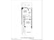Floor plan showing a living room, kitchen, dining area, garage, and patio layout at 33 W Missouri Ave # 17, Phoenix, AZ 85013