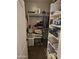 Walk-in closet with shelving, hanging storage, and ample space at 36119 W Catalan St, Maricopa, AZ 85138