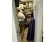 Image shows an organized closet with shelves and hanging space at 3811 E Evans Dr, Phoenix, AZ 85032