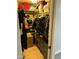 This is a walk-in closet that has some nice wooden drawers in it at 3811 E Evans Dr, Phoenix, AZ 85032