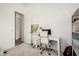 Home office featuring a white desk and chair at 3842 E Bartlett Way, Chandler, AZ 85249