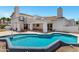 An inviting pool is surrounded by an ample patio and a spiral staircase adorns this home's backyard at 5345 E Mclellan Rd # 123, Mesa, AZ 85205