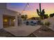 Outdoor living with pool, spiral staircase, and cozy string lights at 5345 E Mclellan Rd # 123, Mesa, AZ 85205